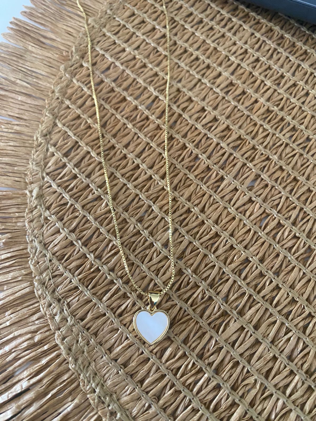 Cadena corazon covergold