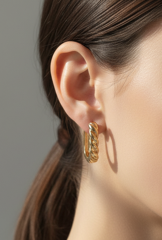 Candonga trenzada cuadrada